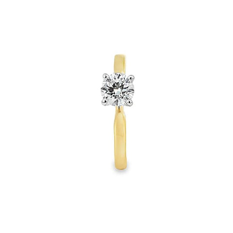 14K Yellow Gold 0.50CT Lab Grown Diamond Engagement Ring