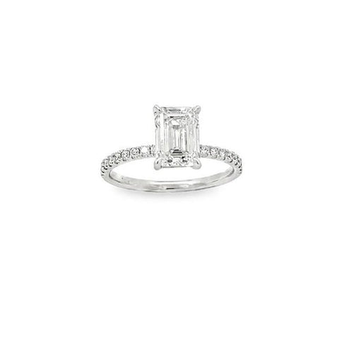 14K White Gold 1.96TDW Lab Grown Diamond Engagement Ring