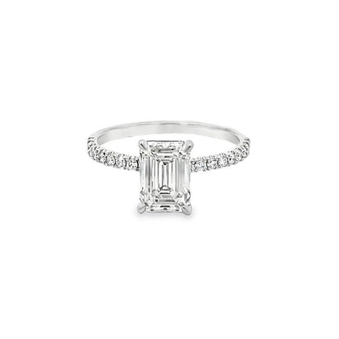 14K White Gold 1.96TDW Lab Grown Diamond Engagement Ring