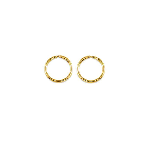 10K Yellow Gold Sleeper Earrings