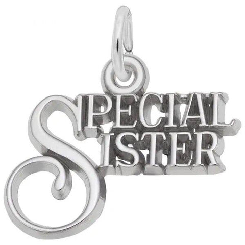 Special Sister Sterling Silver Charm