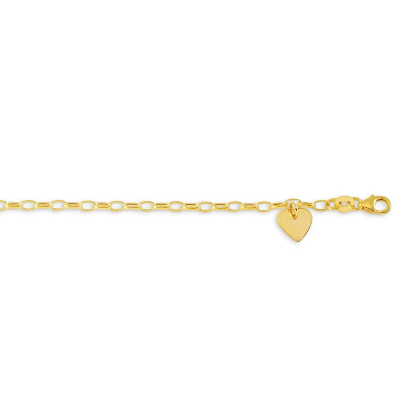 Sideways Heart Bracelet / Heart Bracelet Canada / Heart Bracelet Gold – M E  I R A K O