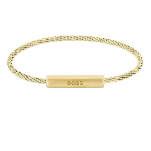 Hugo Boss Jewellery Stainless Steel IP Yellow Gold Plated Bracelet 1580388