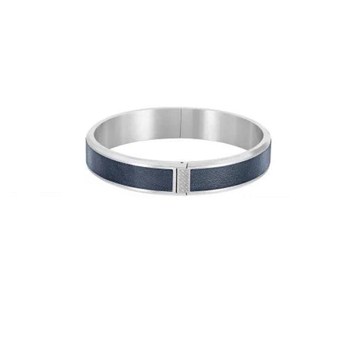 Hugo Boss Jewellery Mens Blue Leather Bracelet 1580514M