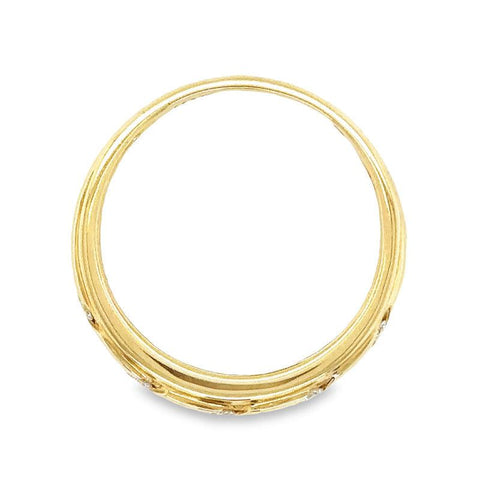 10K Yellow Gold 0.20TDW Diamond Men’s Band